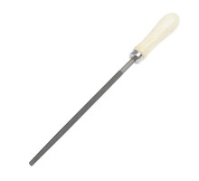 Напильник с деревянной ручкой, круглый, 150 мм, №2 ON