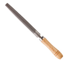 Напильник с деревянной ручкой, п/круглый, 300 мм, №2 ON