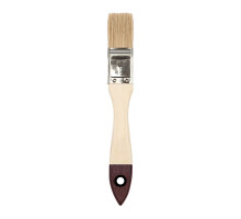 Кисть плоская 1" 25мм натуральная щетина деревянная ручка LASTING TOOLS