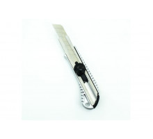 Нож Bohrer с выдвижными лезвиями 18 мм усиленный, алюминиевый корпус, регулируемый фиксатор лезвия 