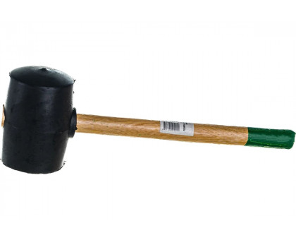 Киянка, черная резина, деревянная, 450г ON